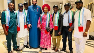 APC Germany chapter executives and Ajuri Ngelale